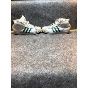 Size 9.5 - adidas Pro Model White Collegiate Green